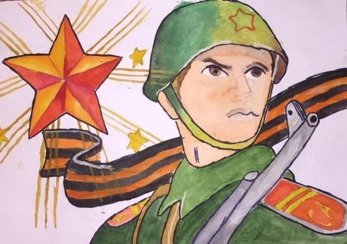 Рисунок защитники Отечества