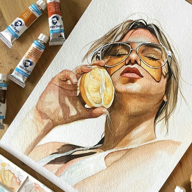 Скетчинг портрет