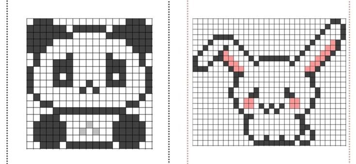 Рисунки по клеточкам картинки