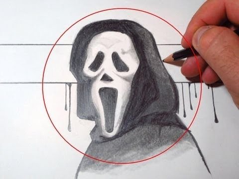 Страшные рисунки легкие