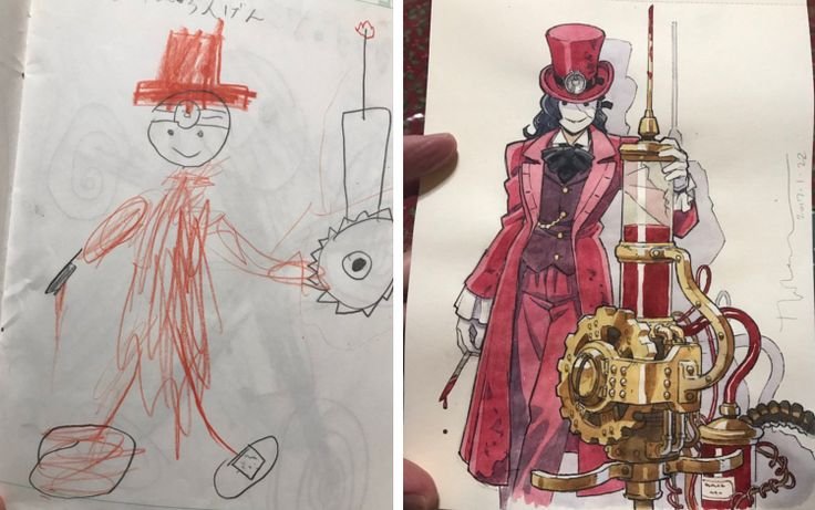 Идея для рисунка своего персонажа