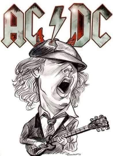 AC DC карикатуры
