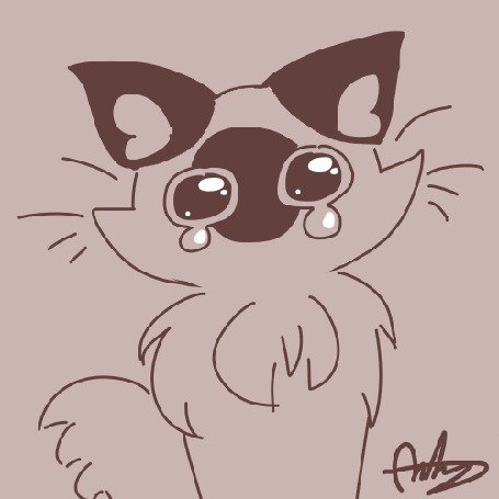 Котик рисунок
