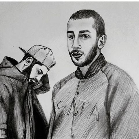 Мияги и Энди рисунок