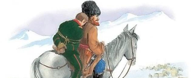 Иллюстрации кавказский пленник толстой 5 класс