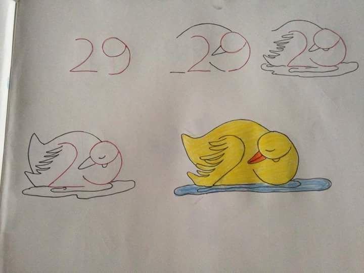 Рисование цифрами