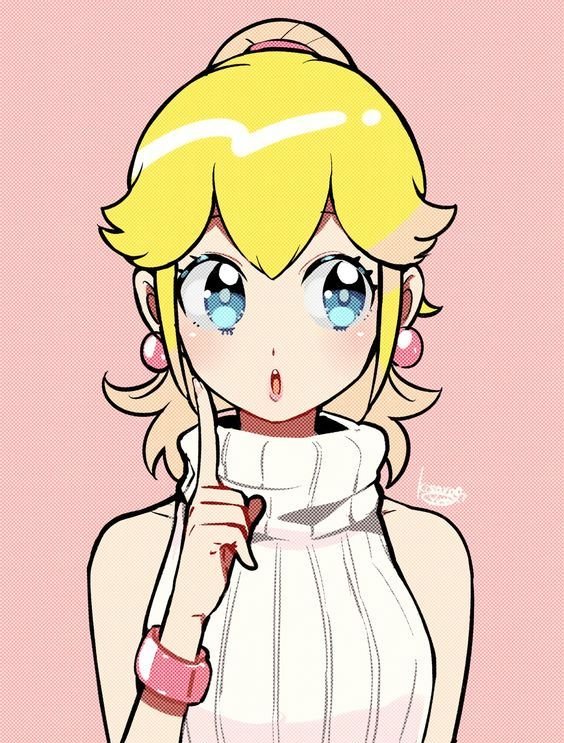 Korean Peach character