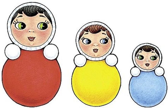 Неваляшка рисунок