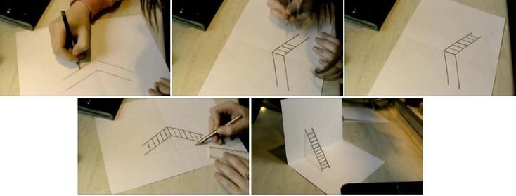 Рисунок 3д карандашом для начинающих