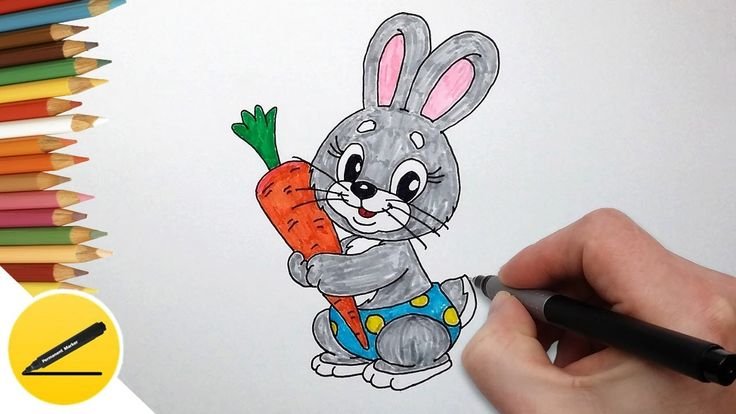 Заяц рисунок