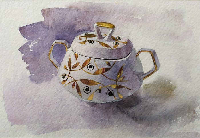 Сахарница рисунок