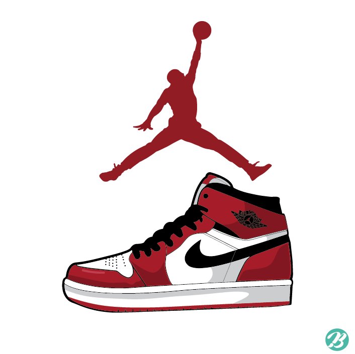 Nike Air Jordan 1 Майкл Джордан