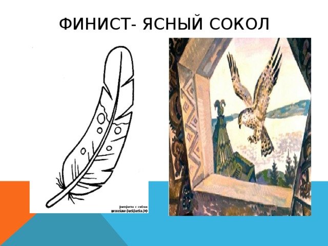 Финист Ясный Сокол иллюстрации