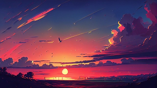 Аниме пейзаж