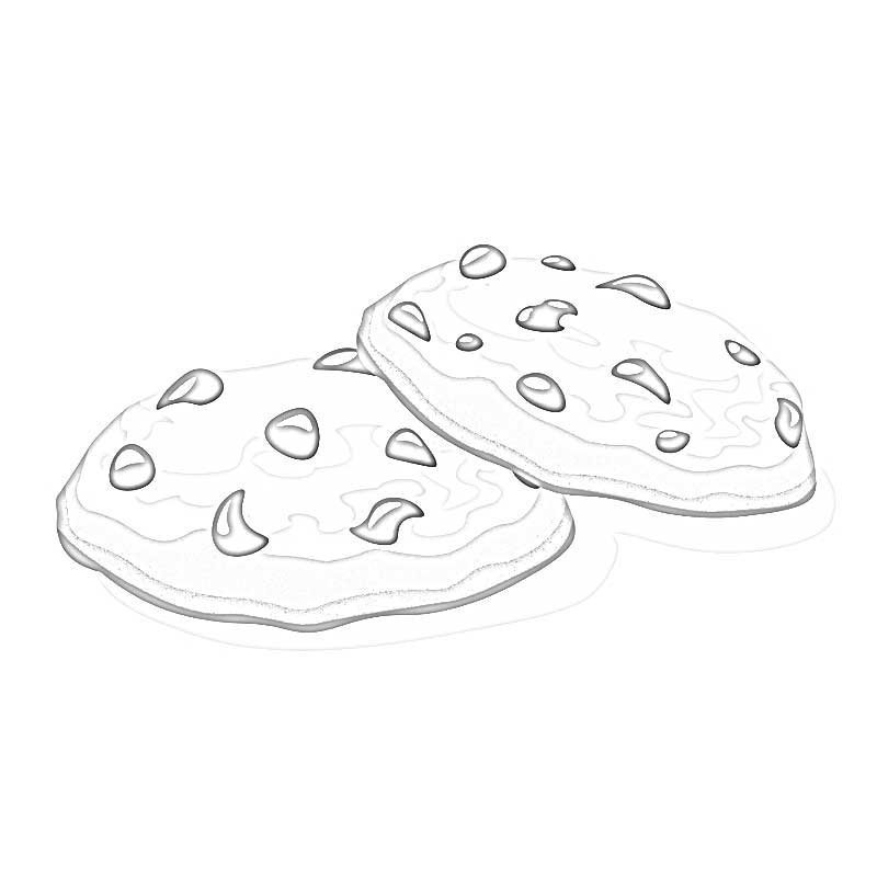 Печенье рисунок карандашом