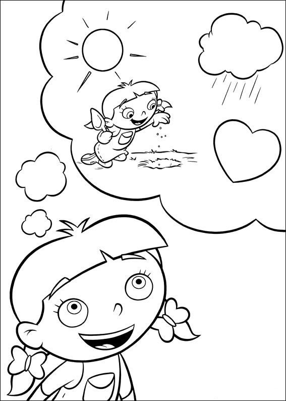 Little Einsteins раскраска