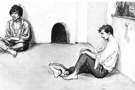 Кавказский пленник толстой иллюстрации карандашом