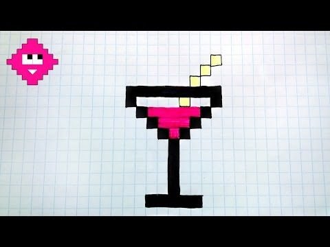 Рисунки в клетку легкие маленькие