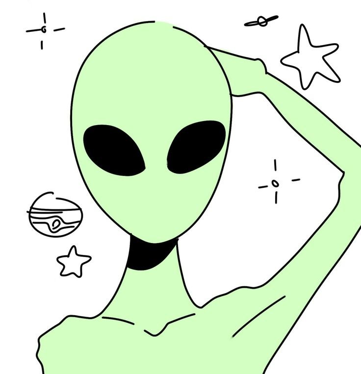 Инопланетянин рисунок