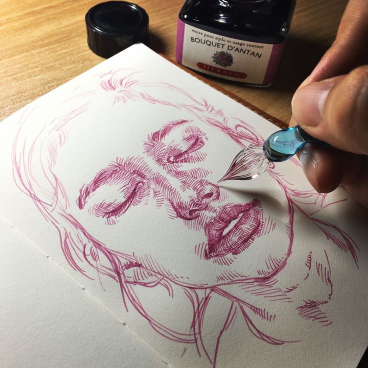 Dip Pen ( berdarah ) рисовать