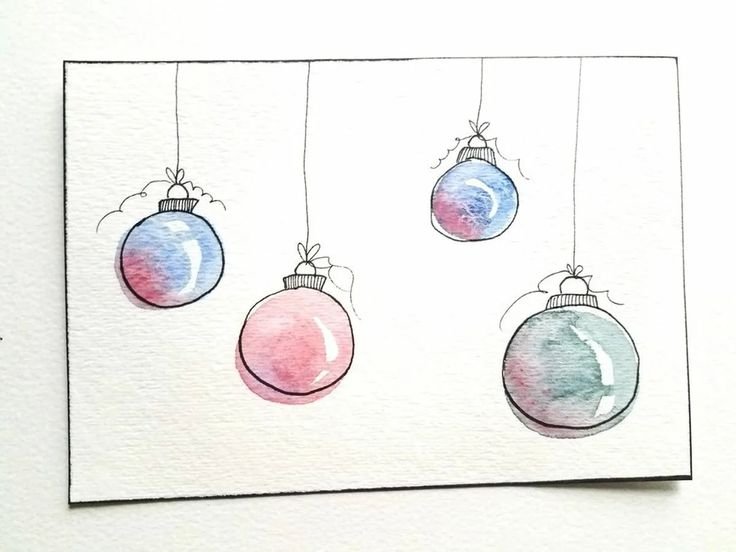 Рисунки акварелью для срисовки