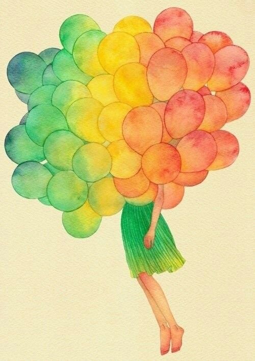 Watercolor Balloon