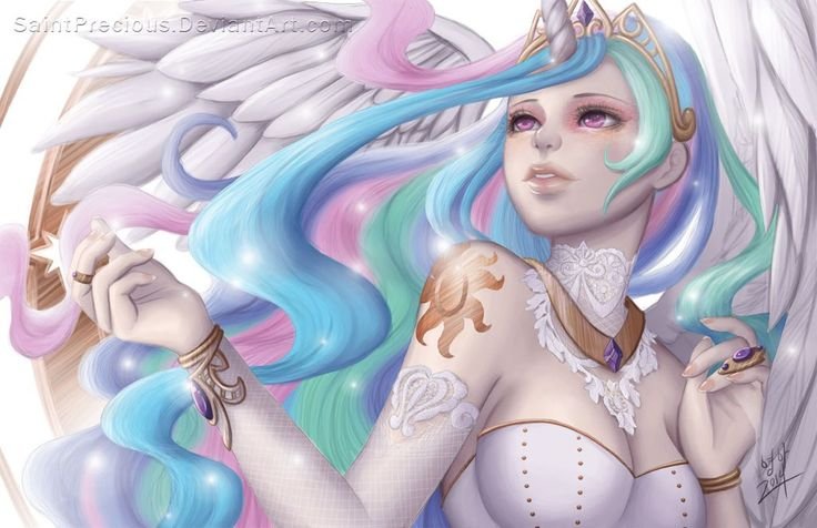 My little Pony принцесса Селестия человек