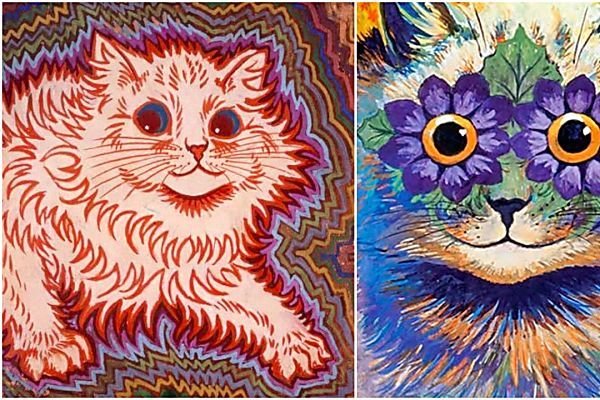 Художник Луис Уэйн картины кошек