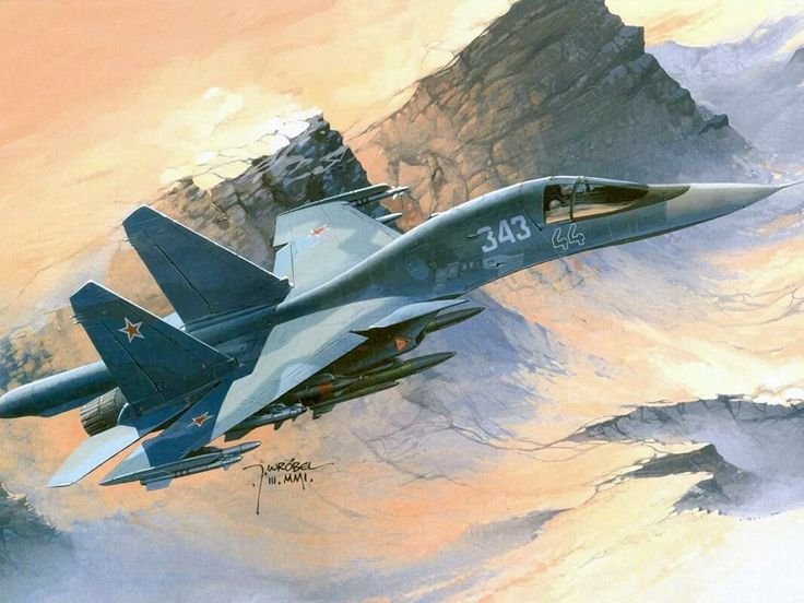Фронтовой бомбардировщик Су-34