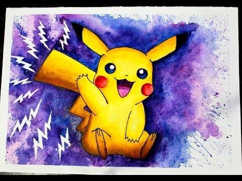 Рисунки для срисовки Пикачу няшные