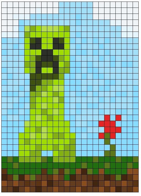 Рисунки из пикселей
