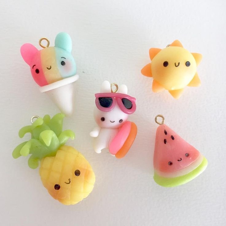 Фигурки kawaii из полимерной глины
