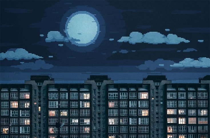 Хрущевка Pixel Art