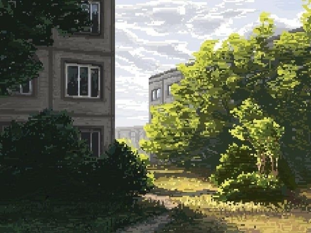 Пиксельный дом