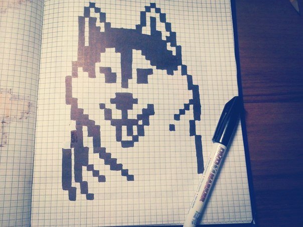 Рисунки по клеточкам