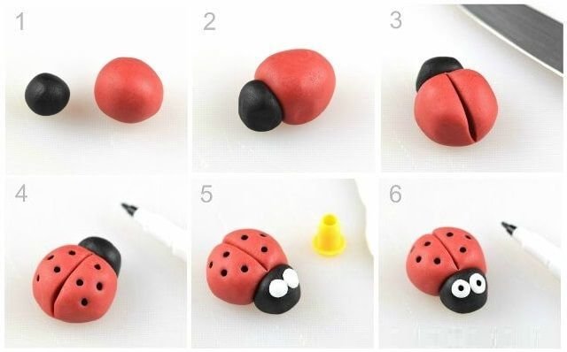 Фигурки из пластилина 4 года