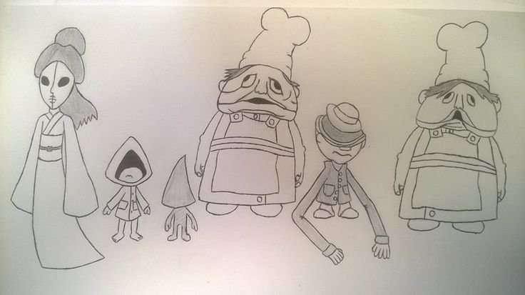 Little Nightmares шестая и гномик