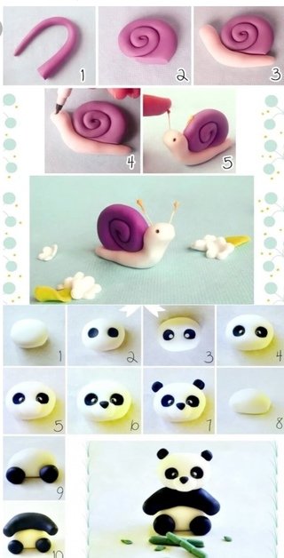 Легкая поделка из пластилина для детей