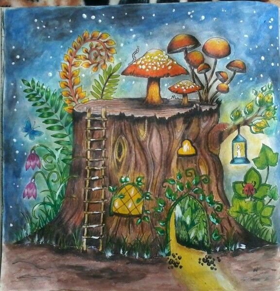 Рисуем сказочный домик