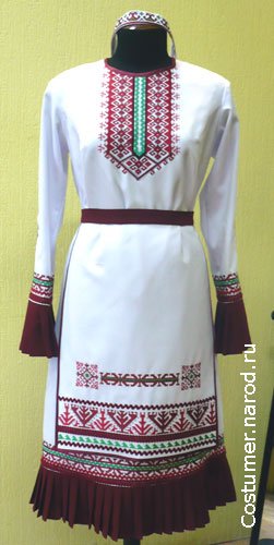 Современный Марийский костюм женский