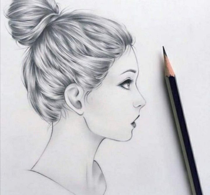 Девушка рисунок