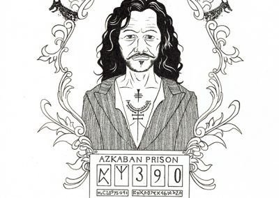 Раскраска Сириус Блэк