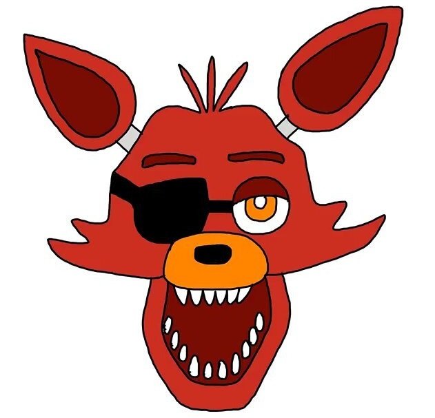 Foxy FNAF лицо