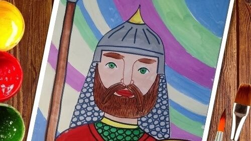 Рисование богатырь в старшей группе