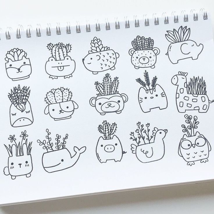Маленькие рисунки для скеч бука