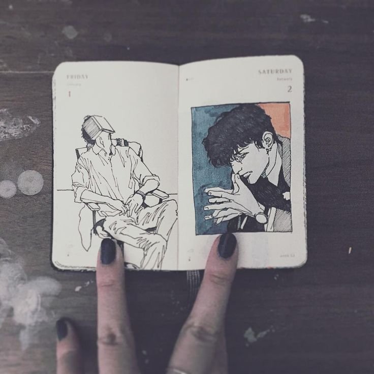 Рисунки для скетчбука Эстетика легко