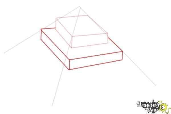 Зиккурат рисунок легкий