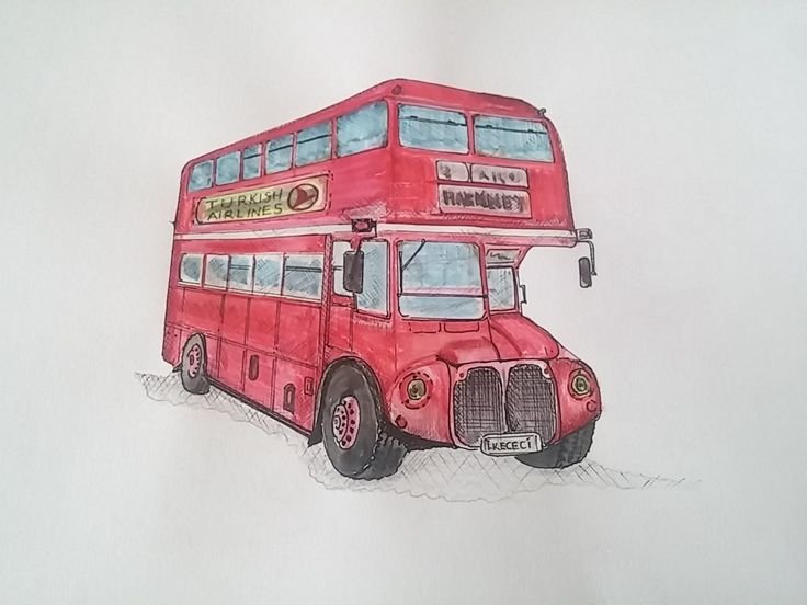 Автобус рисунок