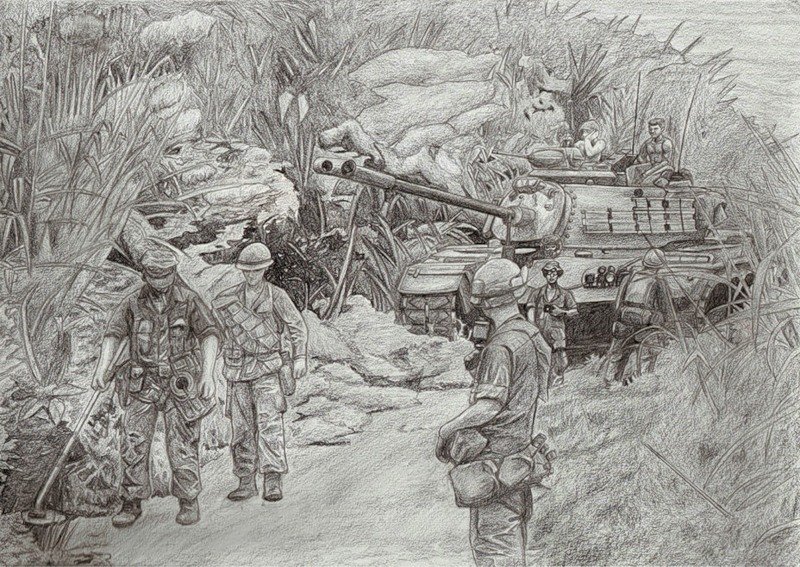 Рисунки на военную тему