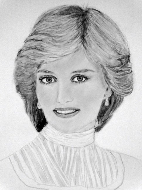 Рисунок леди Дианы